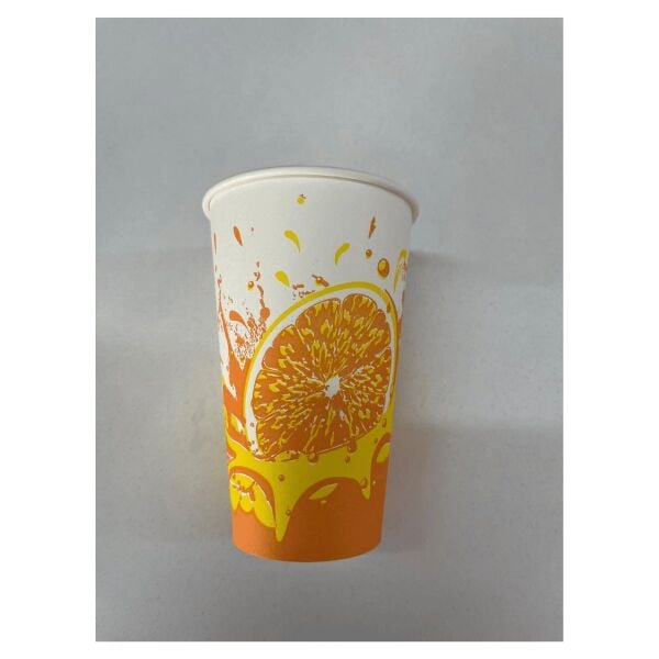 12 oz 2.000 Adet Karton Bardak - Kullan At Soğuk İçecek Bardağı