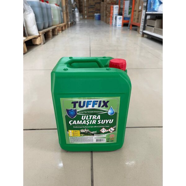 Tuffix Ultra Çamaşır Suyu 5 Litre Yoğun Kıvamlı - Güçlü Hijyen ve Beyazlatıcı Etkili Endüstriyel Temizlik Ürünü