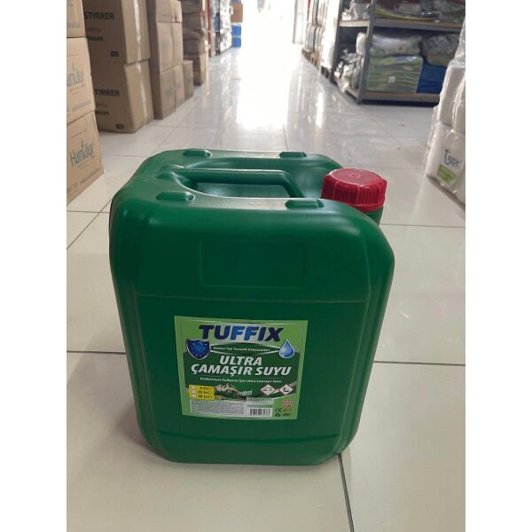 Tuffix 20 Litre Ultra Çamaşır Suyu Yoğun Kıvamlı - Güçlü Hijyen ve Beyazlatıcı Etkili Endüstriyel Temizlik Ürünü