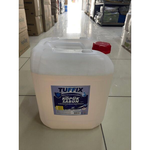 Tuffix 20 Litre Köpük Sabun El Yıkama Sabunu - pH Nötr Profesyonel Endüstriyel Sıvı El Temizleyici