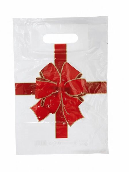 Renkli 50 adet 2 No ( 26x38 cm ) Takviyeli El Geçme Baskılı Poşet
