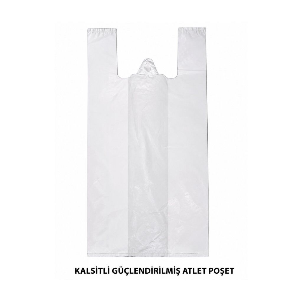 Atlet Poşet Kalsitli Mini Boy 23x38 cm 115-125 Adet Dayanıklı Market Manav Taşıma Poşeti