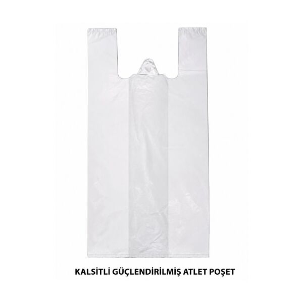 Atlet Poşet Kalsitli Mini Boy 23x38 cm 115-125 Adet Dayanıklı Market Manav Taşıma Poşeti