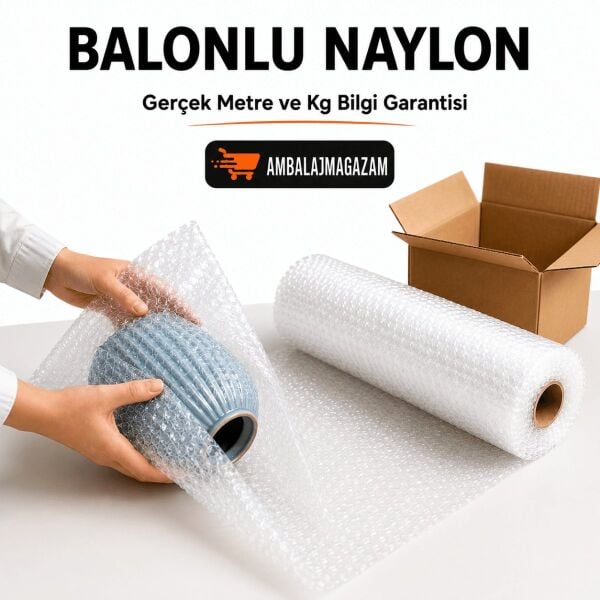 Balonlu PatPat Naylon 25 cm x 50 metre