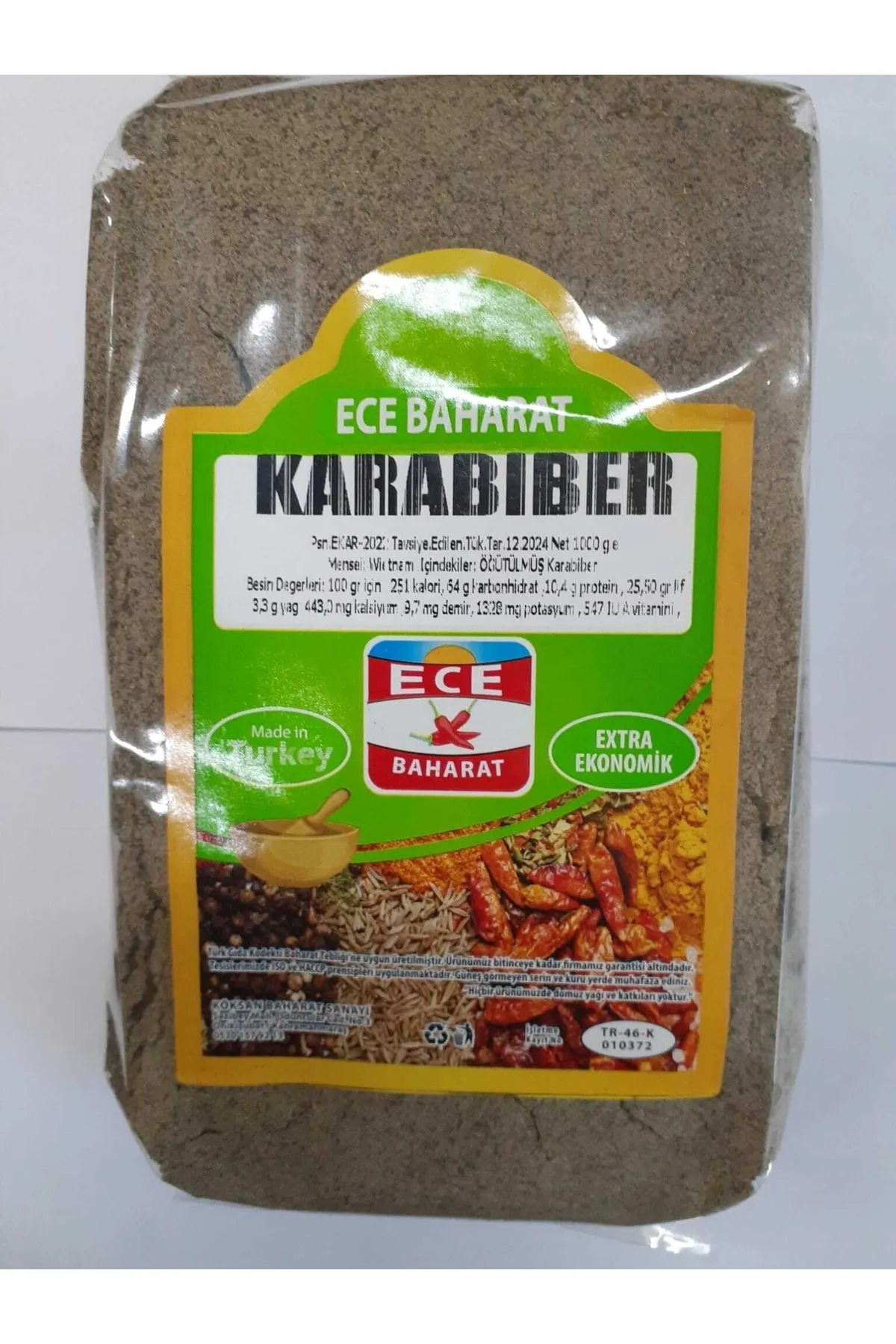 Ece Baharat Karabiber 1 kg