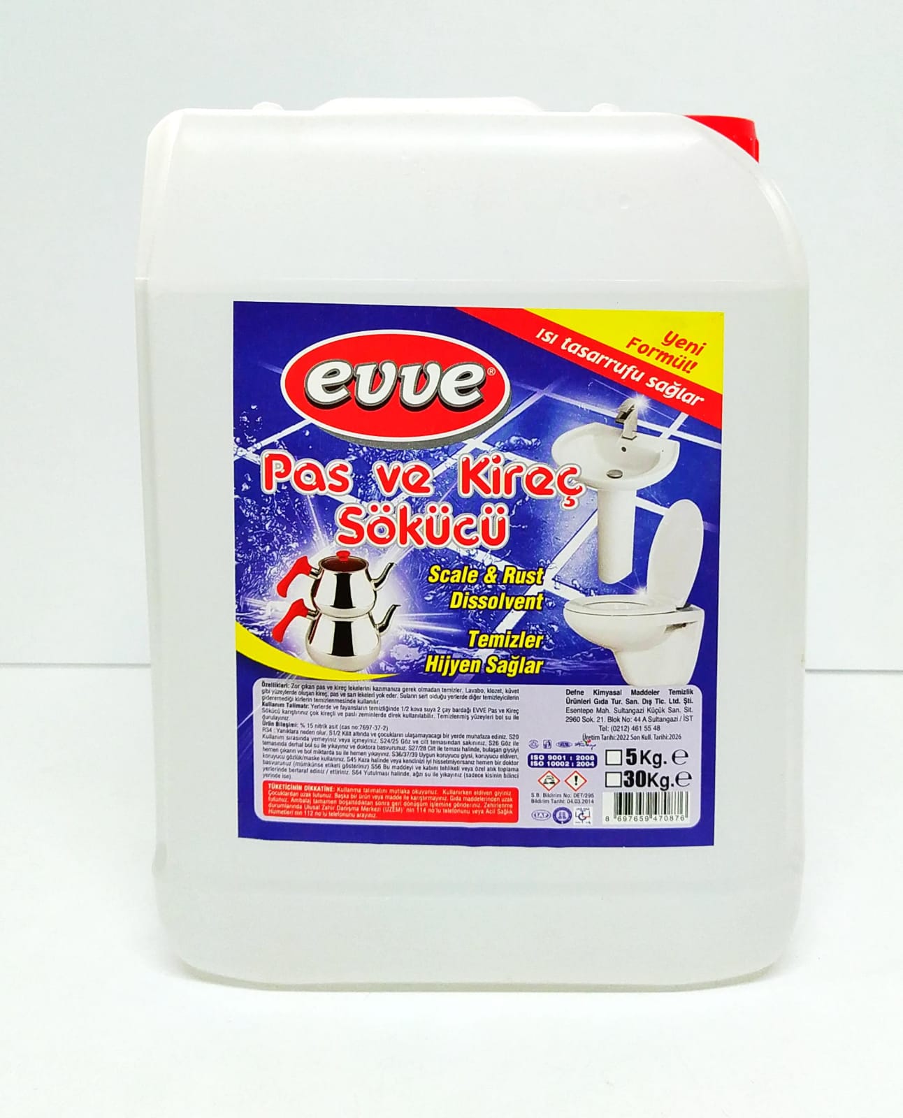 Evve 5 lt Pas ve Kireç Sökücü